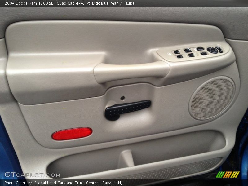 Atlantic Blue Pearl / Taupe 2004 Dodge Ram 1500 SLT Quad Cab 4x4