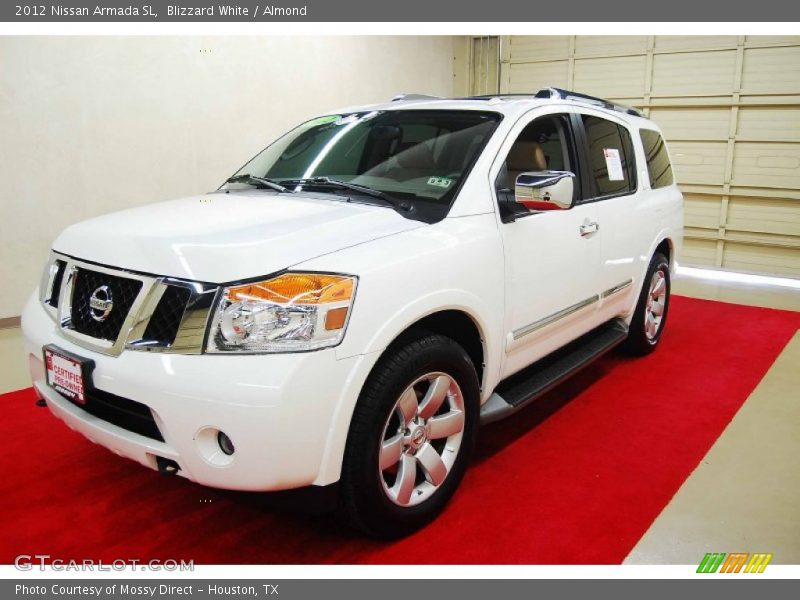 Blizzard White / Almond 2012 Nissan Armada SL