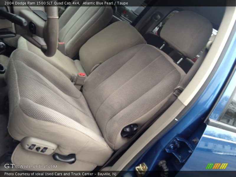 Atlantic Blue Pearl / Taupe 2004 Dodge Ram 1500 SLT Quad Cab 4x4