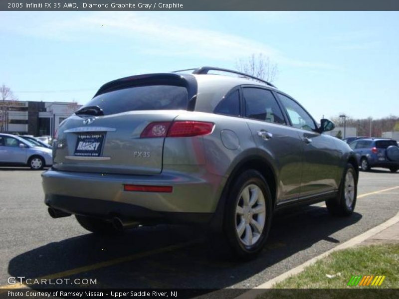 Diamond Graphite Gray / Graphite 2005 Infiniti FX 35 AWD