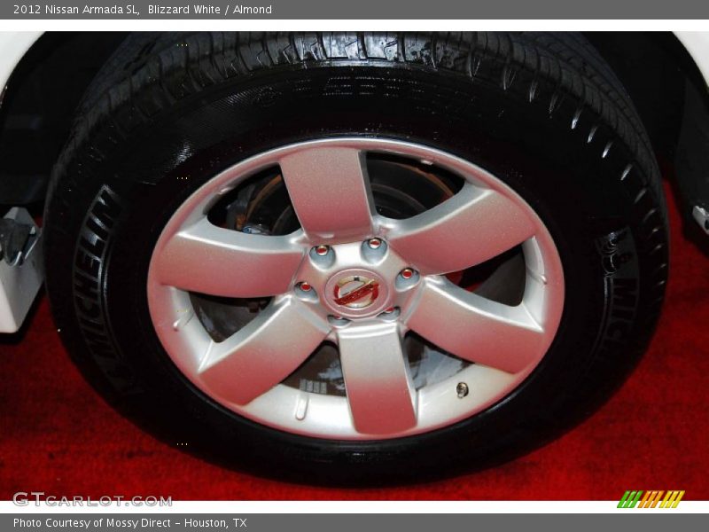 Blizzard White / Almond 2012 Nissan Armada SL