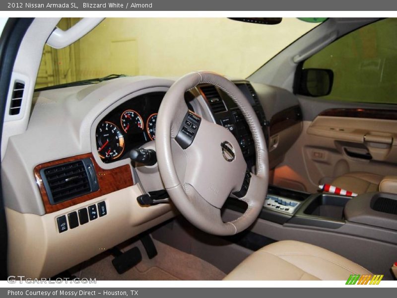 Blizzard White / Almond 2012 Nissan Armada SL