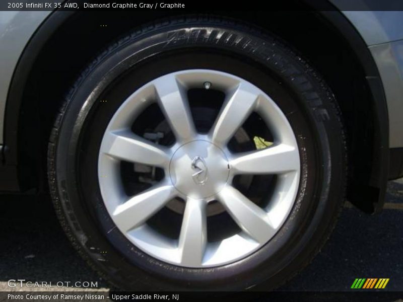 Diamond Graphite Gray / Graphite 2005 Infiniti FX 35 AWD