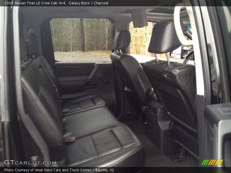 Galaxy Black / Charcoal 2008 Nissan Titan LE Crew Cab 4x4