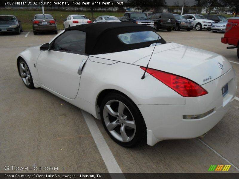 Pikes Peak White Pearl / Frost 2007 Nissan 350Z Touring Roadster