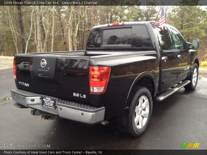 Galaxy Black / Charcoal 2008 Nissan Titan LE Crew Cab 4x4