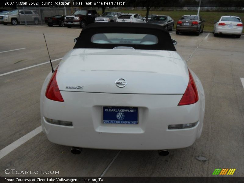 Pikes Peak White Pearl / Frost 2007 Nissan 350Z Touring Roadster