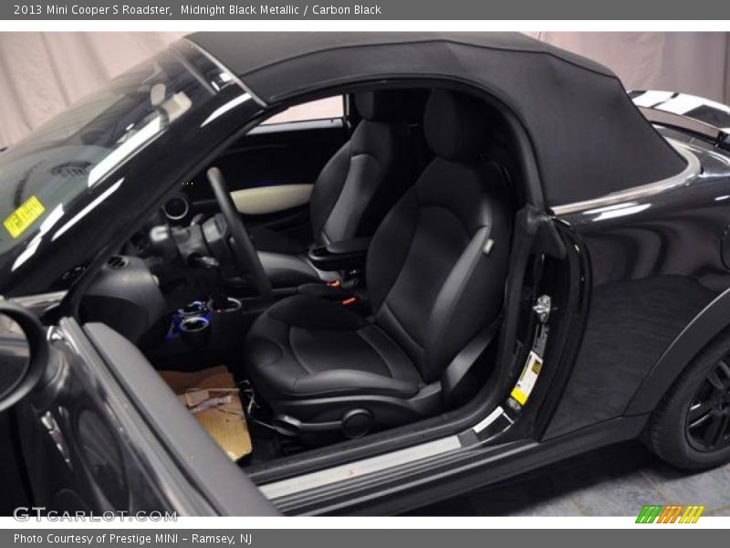 Midnight Black Metallic / Carbon Black 2013 Mini Cooper S Roadster