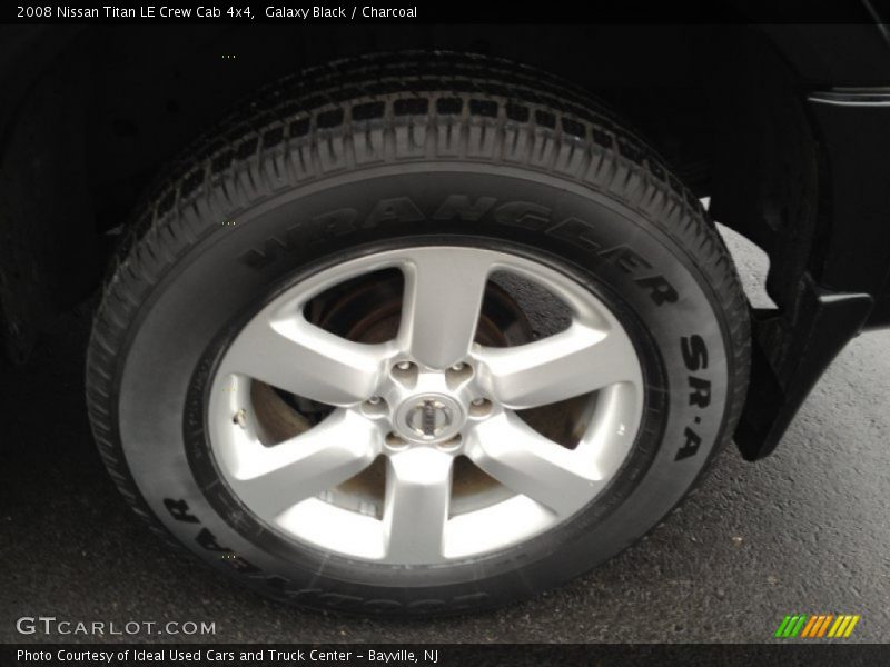 Galaxy Black / Charcoal 2008 Nissan Titan LE Crew Cab 4x4