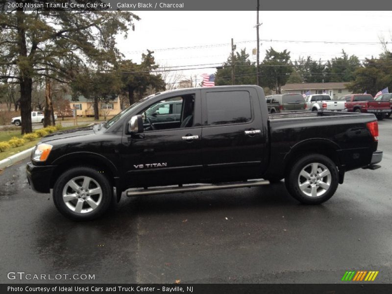 Galaxy Black / Charcoal 2008 Nissan Titan LE Crew Cab 4x4