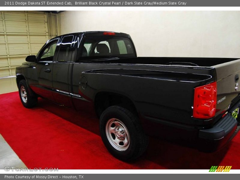 Brilliant Black Crystal Pearl / Dark Slate Gray/Medium Slate Gray 2011 Dodge Dakota ST Extended Cab