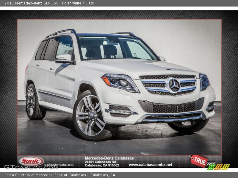 Polar White / Black 2013 Mercedes-Benz GLK 350