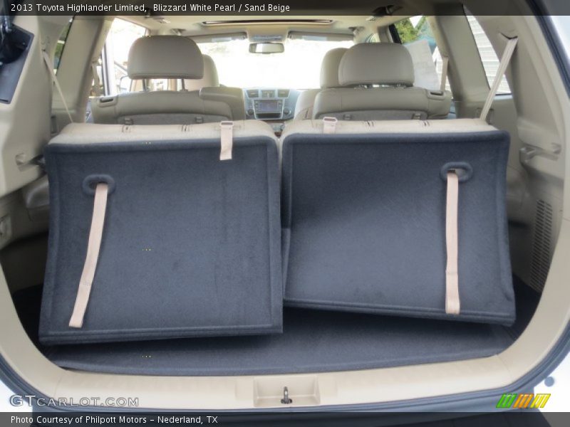 Blizzard White Pearl / Sand Beige 2013 Toyota Highlander Limited