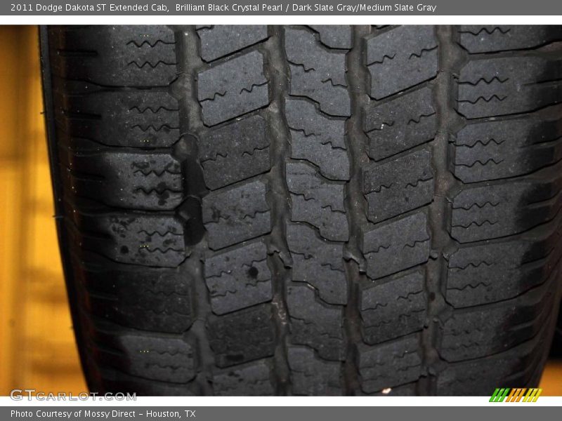 Brilliant Black Crystal Pearl / Dark Slate Gray/Medium Slate Gray 2011 Dodge Dakota ST Extended Cab