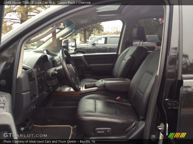 Galaxy Black / Charcoal 2008 Nissan Titan LE Crew Cab 4x4