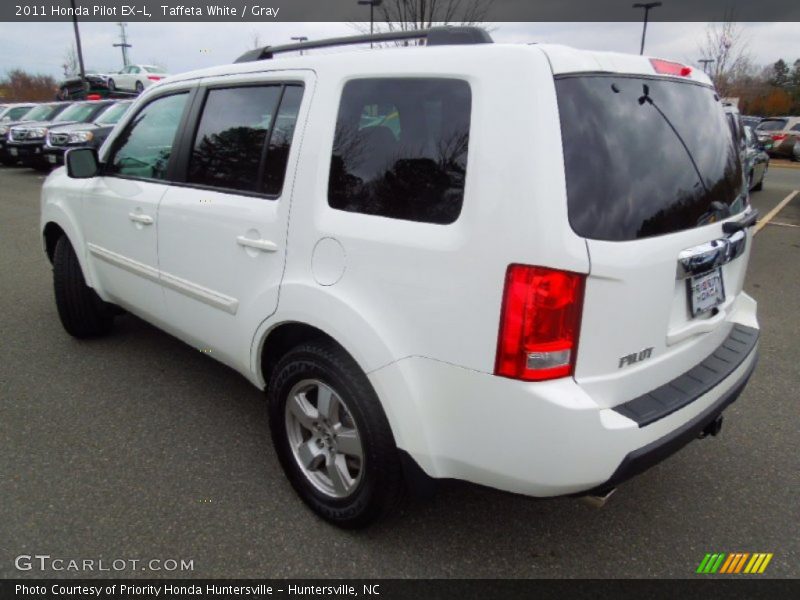 Taffeta White / Gray 2011 Honda Pilot EX-L