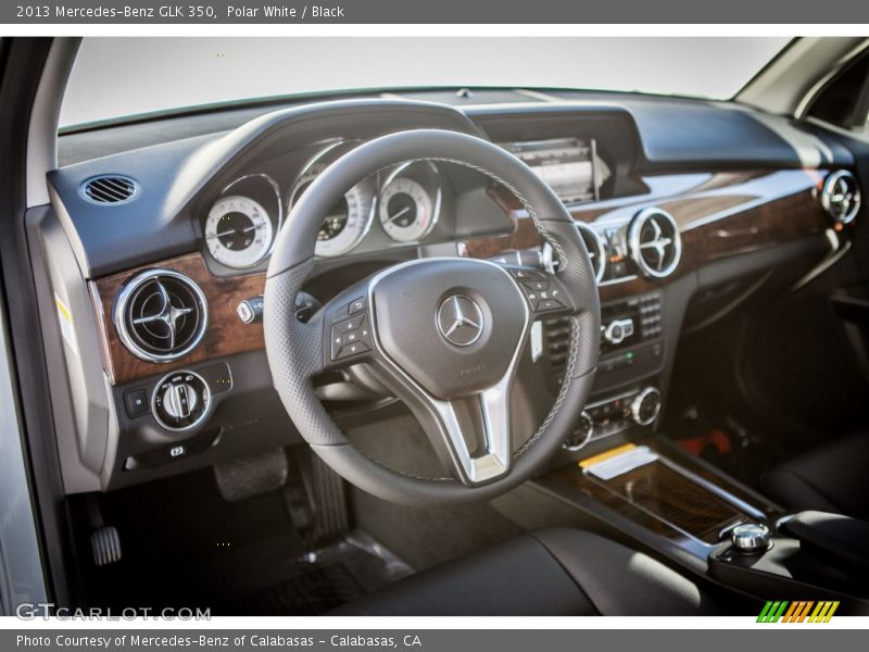 Polar White / Black 2013 Mercedes-Benz GLK 350