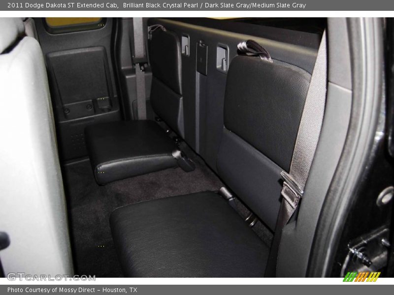 Brilliant Black Crystal Pearl / Dark Slate Gray/Medium Slate Gray 2011 Dodge Dakota ST Extended Cab