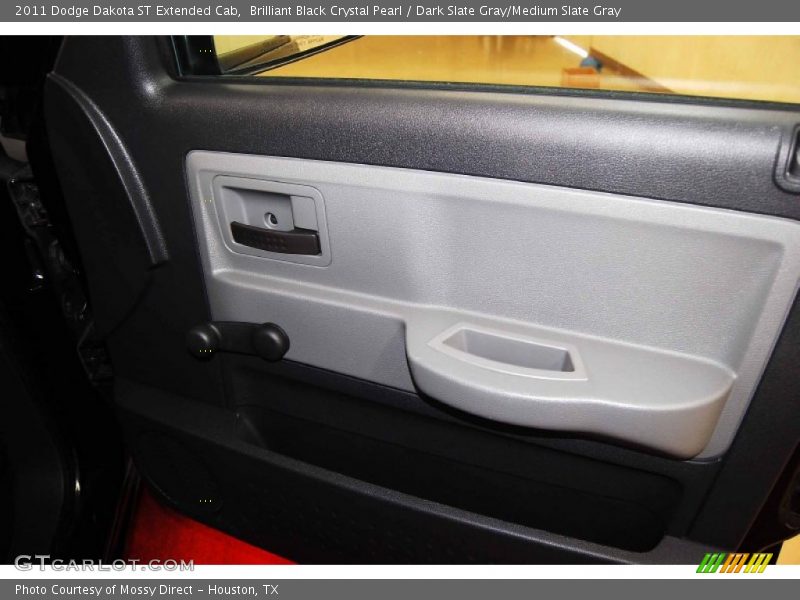 Brilliant Black Crystal Pearl / Dark Slate Gray/Medium Slate Gray 2011 Dodge Dakota ST Extended Cab