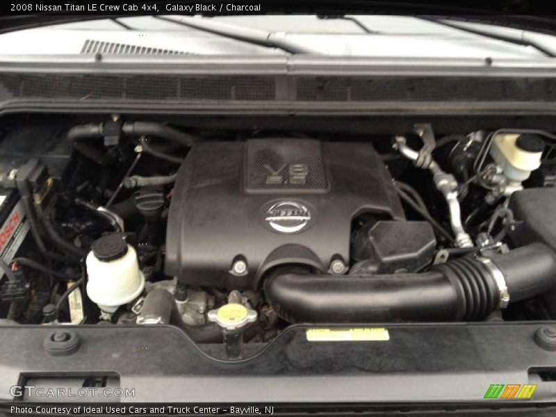 Galaxy Black / Charcoal 2008 Nissan Titan LE Crew Cab 4x4