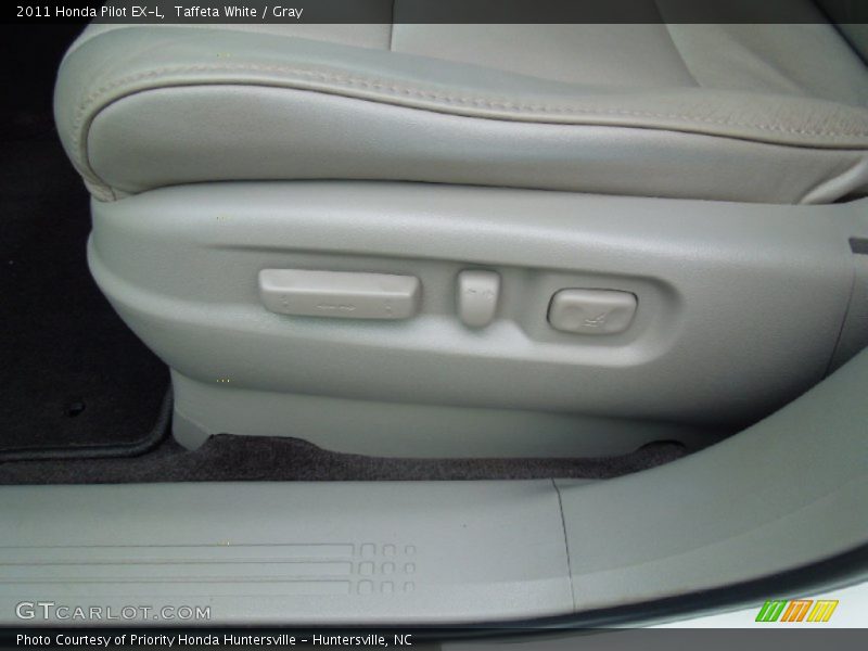 Taffeta White / Gray 2011 Honda Pilot EX-L
