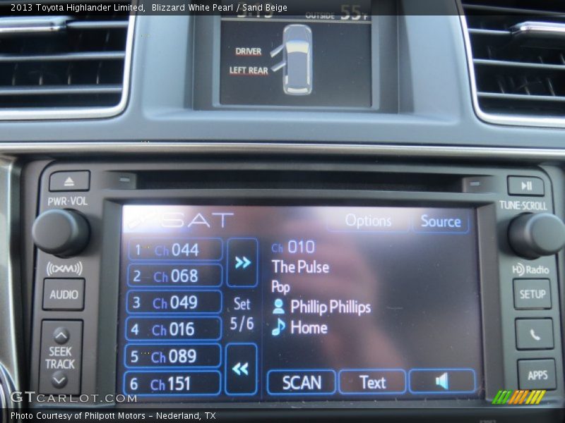 Blizzard White Pearl / Sand Beige 2013 Toyota Highlander Limited