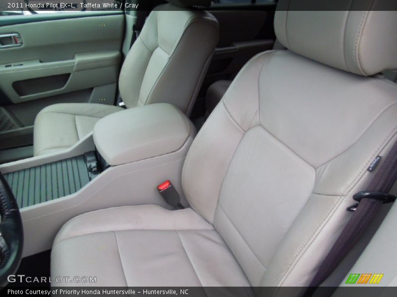 Taffeta White / Gray 2011 Honda Pilot EX-L