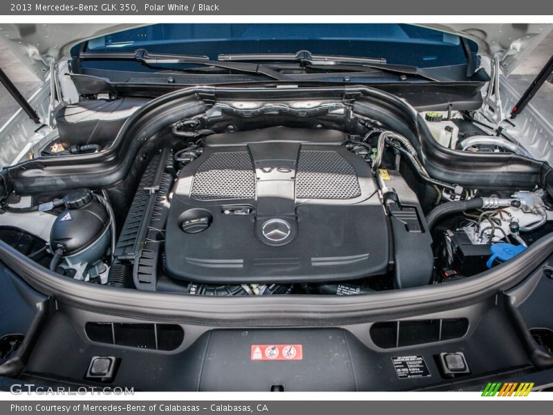 Polar White / Black 2013 Mercedes-Benz GLK 350