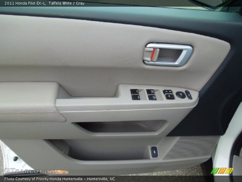 Taffeta White / Gray 2011 Honda Pilot EX-L