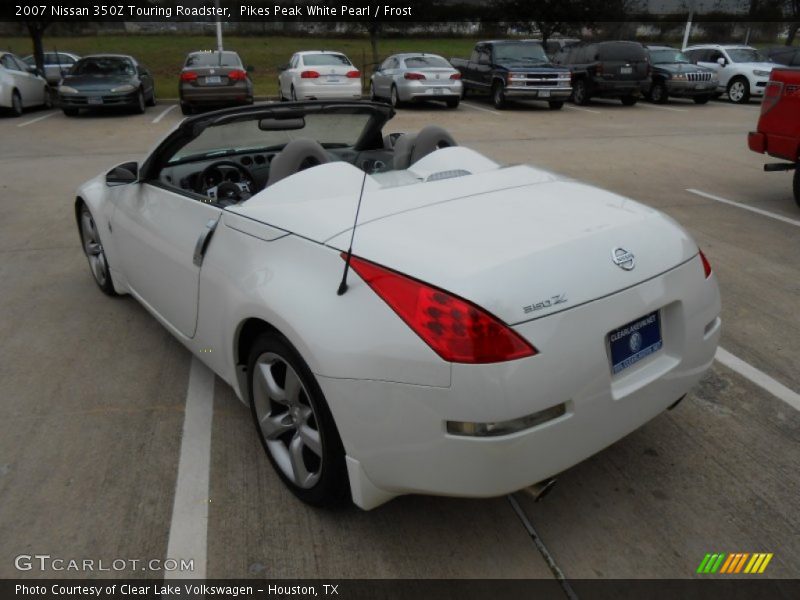 Pikes Peak White Pearl / Frost 2007 Nissan 350Z Touring Roadster