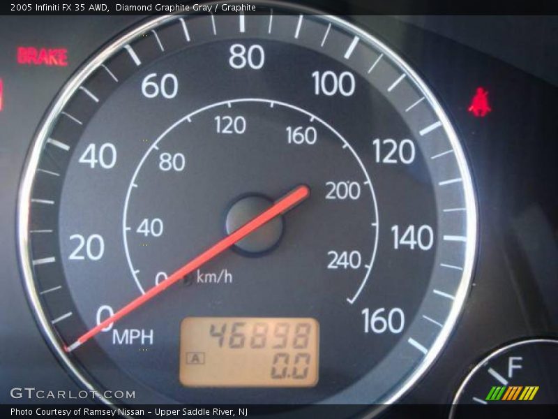 Diamond Graphite Gray / Graphite 2005 Infiniti FX 35 AWD