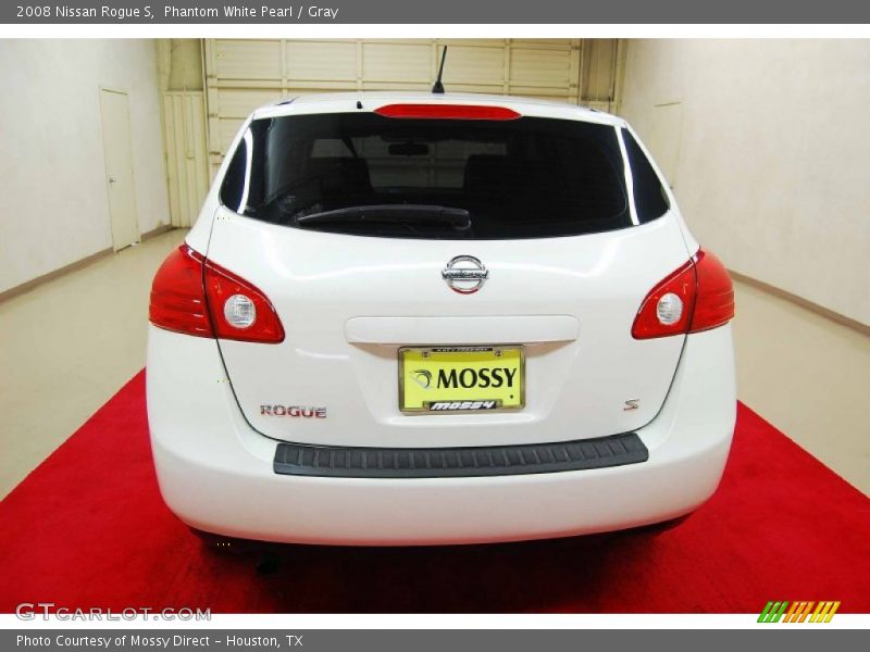 Phantom White Pearl / Gray 2008 Nissan Rogue S