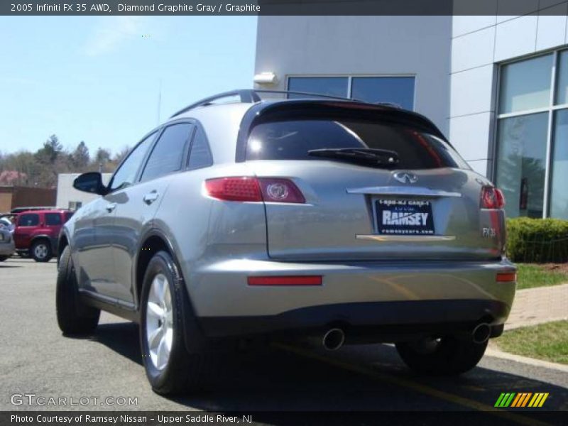 Diamond Graphite Gray / Graphite 2005 Infiniti FX 35 AWD