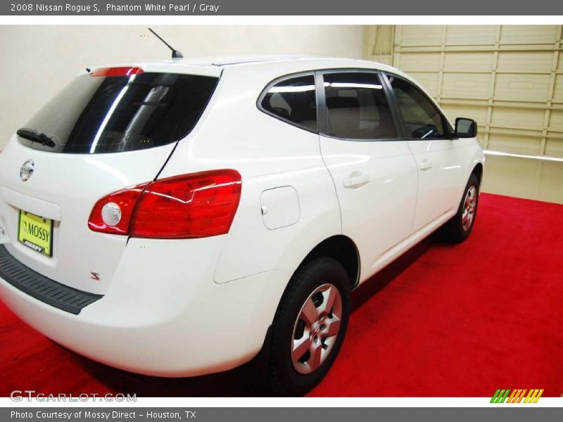 Phantom White Pearl / Gray 2008 Nissan Rogue S