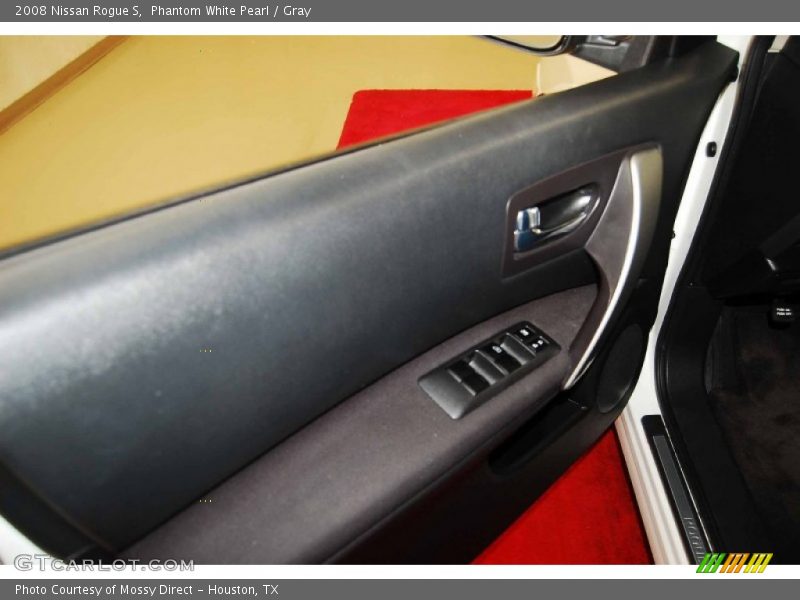 Phantom White Pearl / Gray 2008 Nissan Rogue S