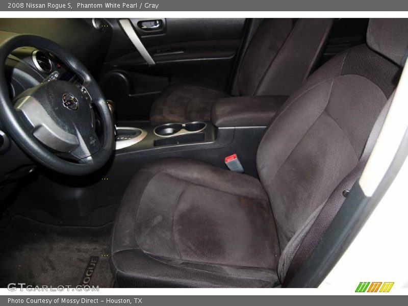 Phantom White Pearl / Gray 2008 Nissan Rogue S