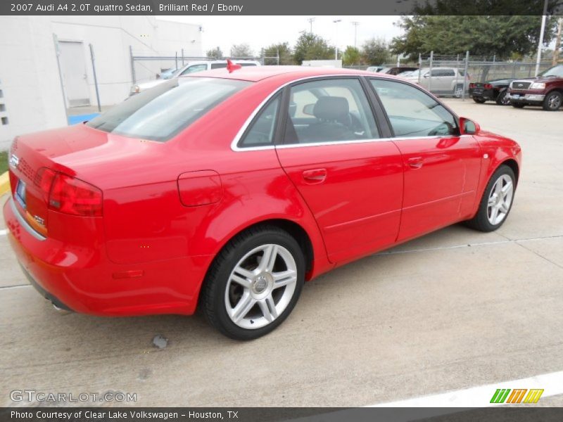 Brilliant Red / Ebony 2007 Audi A4 2.0T quattro Sedan