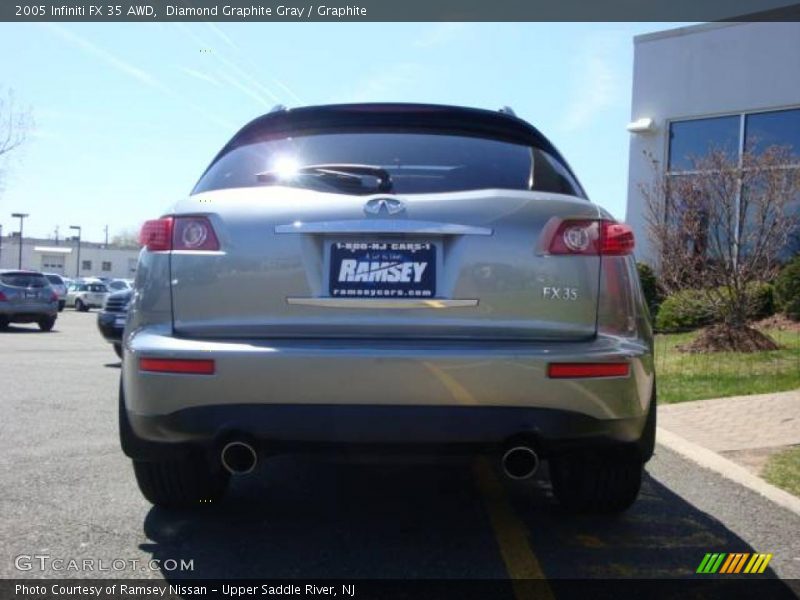 Diamond Graphite Gray / Graphite 2005 Infiniti FX 35 AWD