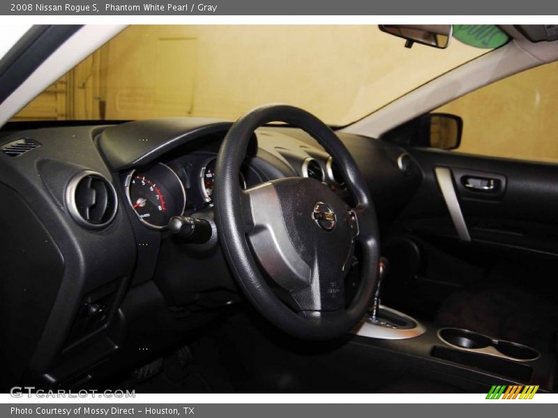 Phantom White Pearl / Gray 2008 Nissan Rogue S