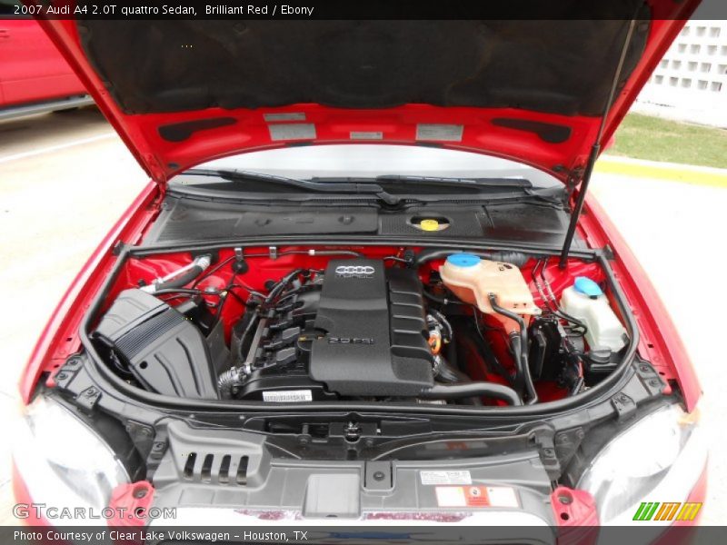 Brilliant Red / Ebony 2007 Audi A4 2.0T quattro Sedan