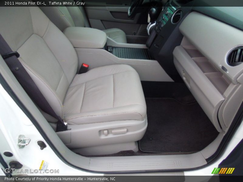 Taffeta White / Gray 2011 Honda Pilot EX-L