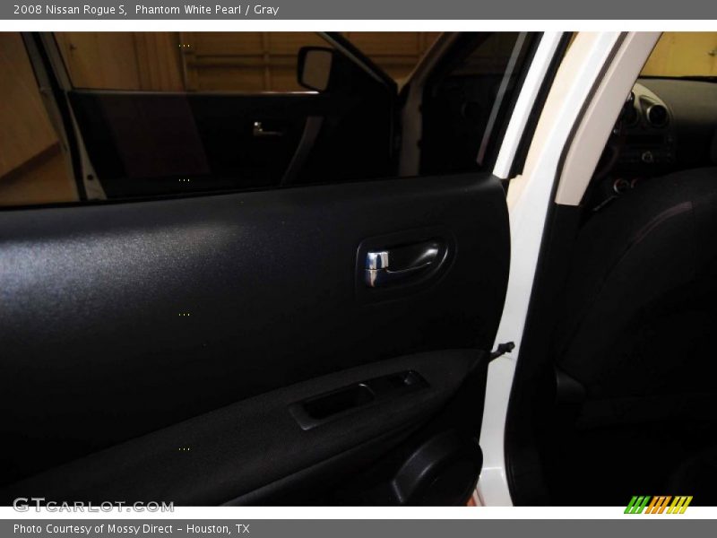 Phantom White Pearl / Gray 2008 Nissan Rogue S