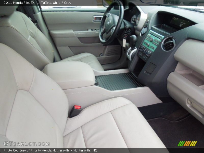 Taffeta White / Gray 2011 Honda Pilot EX-L