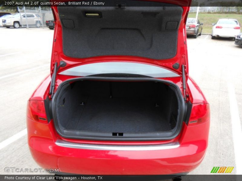 Brilliant Red / Ebony 2007 Audi A4 2.0T quattro Sedan