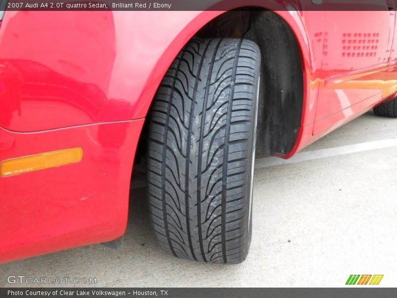 Brilliant Red / Ebony 2007 Audi A4 2.0T quattro Sedan