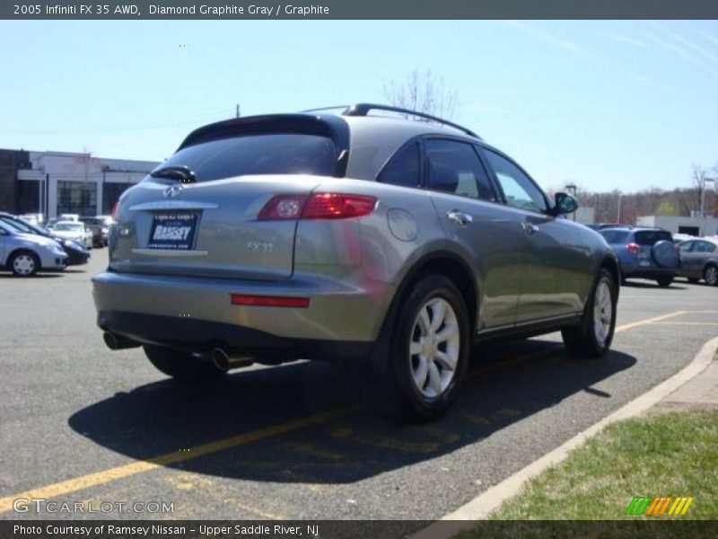 Diamond Graphite Gray / Graphite 2005 Infiniti FX 35 AWD