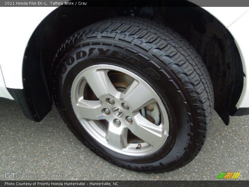 Taffeta White / Gray 2011 Honda Pilot EX-L