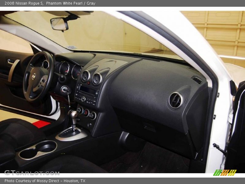 Phantom White Pearl / Gray 2008 Nissan Rogue S