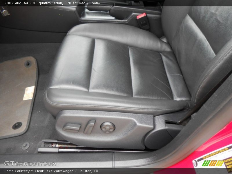 Brilliant Red / Ebony 2007 Audi A4 2.0T quattro Sedan