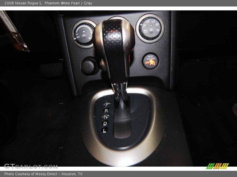 Phantom White Pearl / Gray 2008 Nissan Rogue S